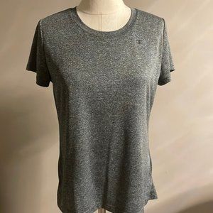 Champion Vapor Performance Women’s T-shirt Granite Heather Grey size Med